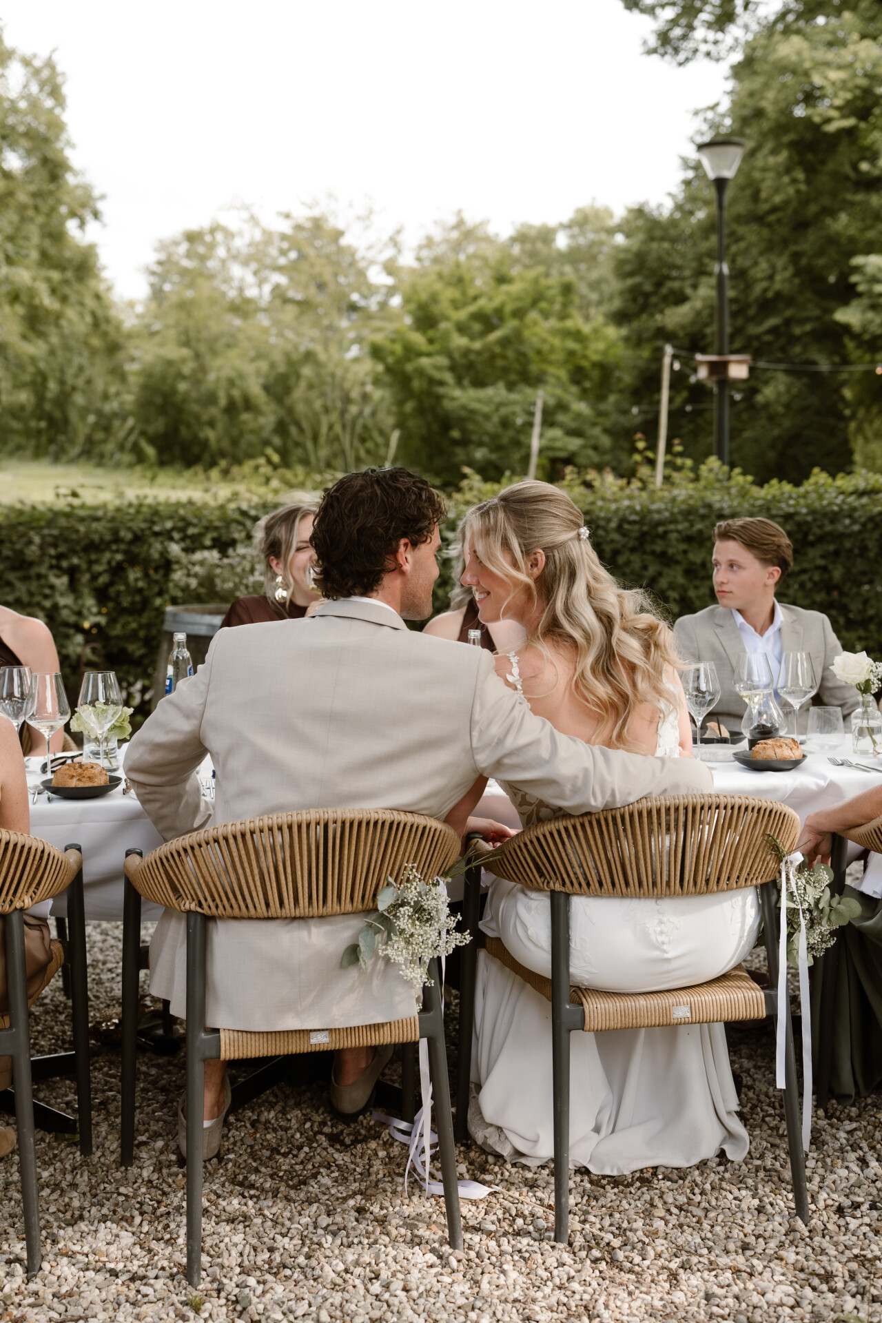 Bruiloft terras Restaurant C&eacute;line